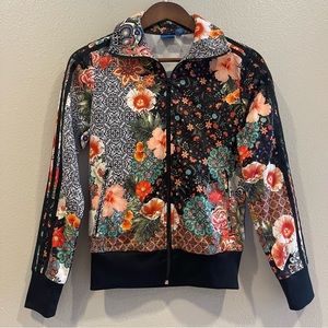 Adidas Farm Rio Jardim Agharta Zip Up Floral Track Jacket S